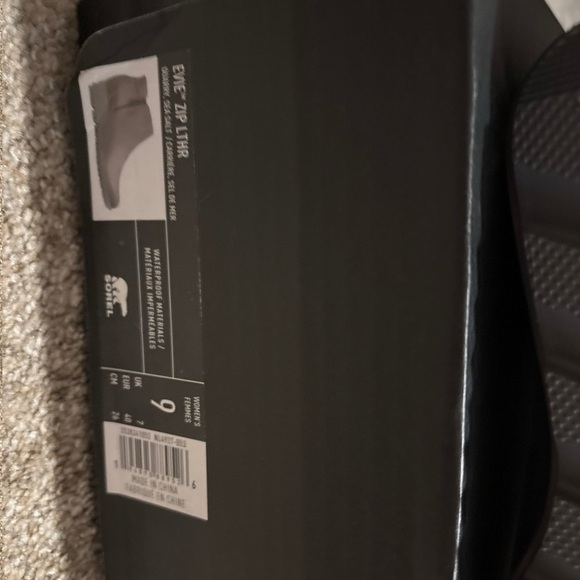 Sorel Evie zip wedge boot 9 grey Quarry - Picture 5 of 6